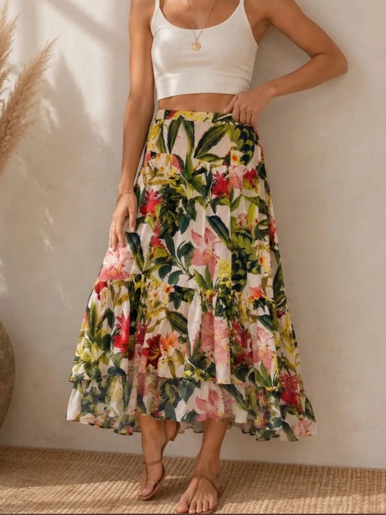 Cara Cara Dresses & Skirts - CARA CARA TROPICAL FLORAL MAXI DRESS LIKE NEW MARP $345